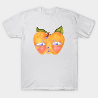 Peachy Punch Cat T-Shirt